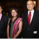 Indian Community elite L-R Ranjit Ganguly, Narendra Patel, Beena Patel, Prof G Pandey and Salil Mishra, AIA president