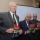 Prof. Michael Repacholi, former WHO expert on electromagnetic fields, Narendra Kumar, Chairman, Har – Anand Publications, and Ravi V.S. Prasad, Editor of the book “Mobile Phones and Public Health – Myths and Reality”, which was launched in Bangalore