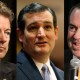 From L to R: Sen. Rand Paul, R-Ky., U.S. Sen. Ted Cruz, R-Texas and
former Arkansas Gov. Mike Huckabee