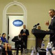 President Barack Obama speaks during a meeting of law enforcement leaders from across the country to discuss immigration reform