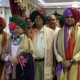 Temple Acharyas wth senriors who were honored