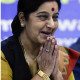 Swaraj meets Nepalese counterpart; discusses a range of issues