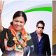 Sunny Leone, BJP MP Meenakshi Lekhi and singer Mika Singh. Top right Founder Chief Sunil Shah and
(bottom right) current chief Omkar Sangha