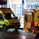 Ambulances outside Royal Liverpool Hospital