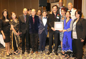 (L-R) Ritu Maheshwari, Nandini Verma, Rajesh Verma, Mukesh Goswami, Vijay Thapar, Ramana Annamraju, Michelle Hall, Dr. Romesh Japra, Ben Tucker, Dr. Renel Brooks-Moon, Sunita Japra, Arif Khatib, Seema Giri