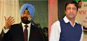 Sukhpal Singh Khaira and Ajeet Singh.