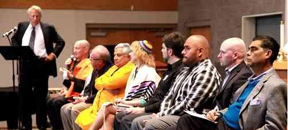 Leaders of diverse faith traditions who participated.