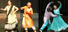 Kiran Chouhan, Birju Maharaj and Romeo Juliet artists