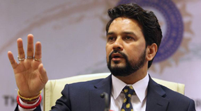 Anurag Thakur is elected as new BCCI president in the Special General Meeting and Ajay Shirke, president of Maharashtra Cricket Association as the secretary.at the bodys headquarters in Mumbai on Sunday. Express Photo By Ganesh Shirsekar 22/05/2016 *** Local Caption *** Anurag Thakur is elected as new BCCI president in the Special General Meeting and Ajay Shirke, president of Maharashtra Cricket Association as the secretary.at the bodys headquarters in Mumbai on Sunday.