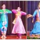 Artists presenting Krishnapriya dance drama