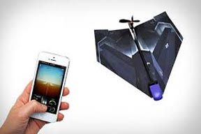 Control paper airplane with smartphone