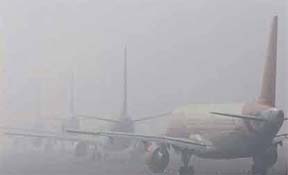 Fog badly disrupts air traffic, 150 flights affected