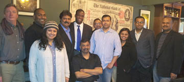 People in the picture (L-R): Joe Langley, James Pappachen, Geeta Singh, Sreenivas Katragadda, Blake Sercye, Krishna Mushyam, Dhenu Savla, Anil Saldhana, Jagan Bukkaraju and sitting: Venkata Majeti