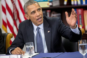 President Barack Obama speaks at Howard University in Washington Obama visited the university’s medical center to discuss the impact of climate change on public health and steps his administration is taking to reduce the health impacts of climate change on communities.