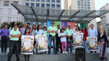Dr Romesh Japra, Founder and Convener, FOG addressing the audience at Union Square, San Francisco