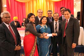 Representatives of AAPI-QLI, IALI, Five Town Indian Association, AKMG of Greater New York and Dr Dattatreyudu Nori pledge their support to America Tamil Sangam