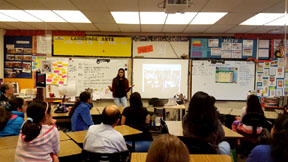Manasi Maheshwari launching STEM girls coding program