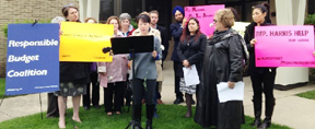 Group of community activists seeking to end Budget impasse