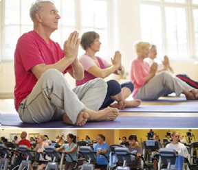 Yoga class students at UCLA