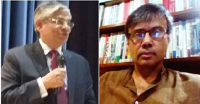 Indian Ambassador Arun Singh and eminent author Dr Amit Chaudhuri