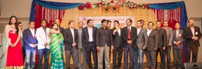 ATA Day celebrations in Michigan: Seen here are ATA leaders/officers including Tollywood actress Pranita Subhash and Chief Guest D.K.Aruna, MLA, along with ATA convention leaders Chandrasekhar Reddy, KK Reddy and Krishna Mushyam, among other key officials