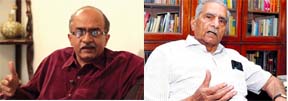 Prashant Bhushan and Shanti Bhushan