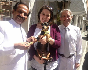 Dr Pankaj Naram (left) with Dr Giovanni Brincivalli (right) in Italy