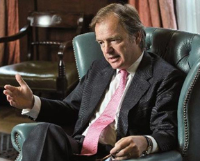 Hugo Swire quotes PM Modi during his speech speech at Chatham House in London.