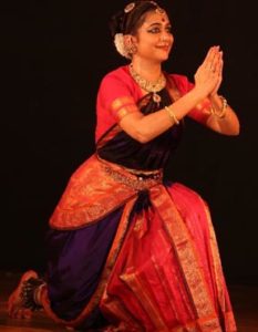 Pavithra of Chennai mesmerized the audience at the Whig Hall of Princeton University during a lecture and dance presentation on the Yoga of Dance