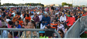 A section of the audience