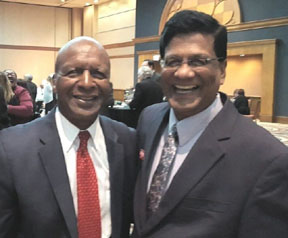 Moon Khan with Jesse White