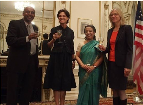 Consul General Riva Ganguly Das addressing the gathering