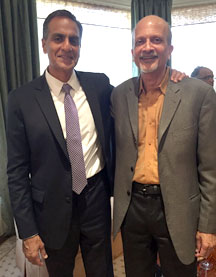 Hosting US Ambassador to India Richard Verma at his home