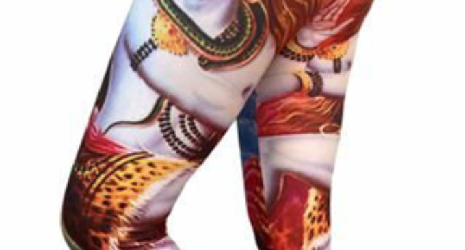 Protest over Shiva & Ganesha leggings