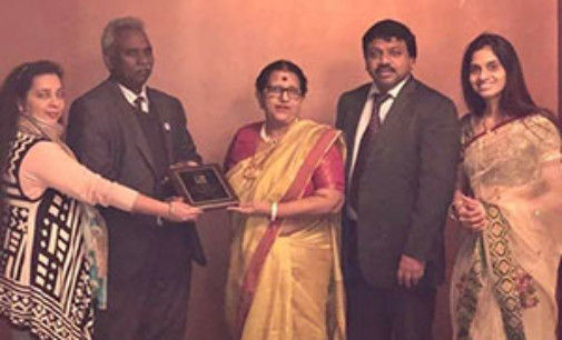 America Tamil Sangam honors educationist