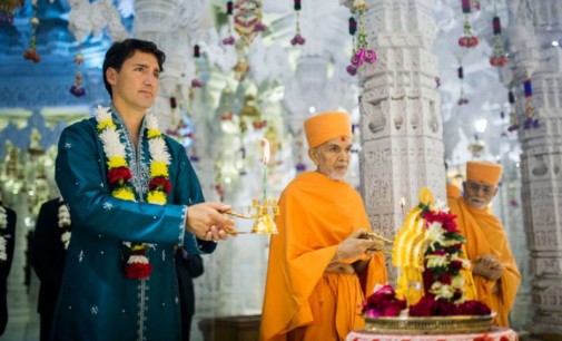 Trudeau visits Akshardham temple, Sabarmati Ashram