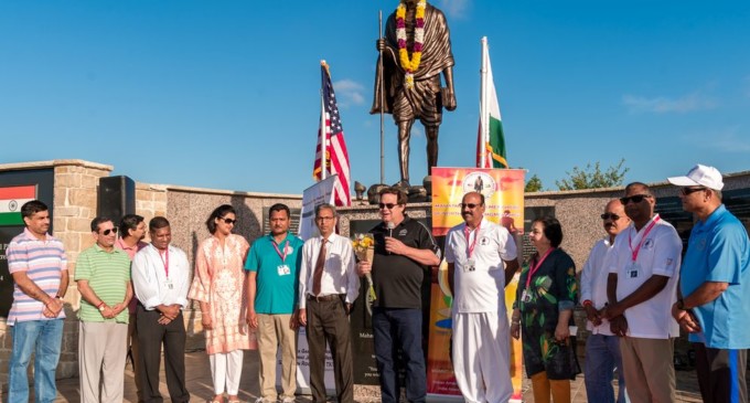 Yoga Day celebrated at Gandhi Memorial in Dallas