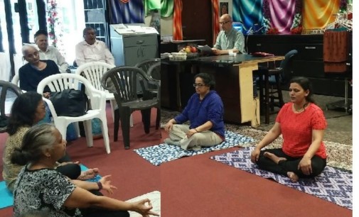 Yoga Day celebrated at Ganesh Temple