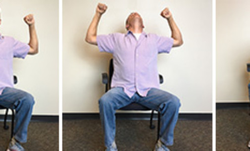 7 energizing chair yoga poses to beat the mid-day slump
