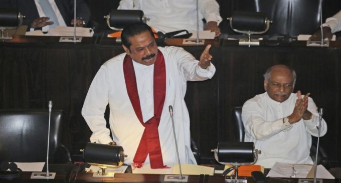 Sri Lankan Parliament disrupted again, adjourned until Monday amid political crisis