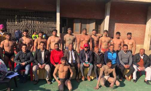 12-member Punjab wrestling team for Nationals