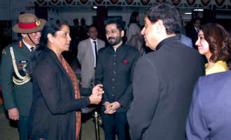 Union defence minister Nirmala Sitharaman meets ‘Uri: The Surgical Strike’ team Union defence minister Nirmala Sitharaman meets ‘Uri: The Surgical Strike’ team