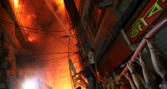 69 killed as massive fire breaks out in chemical warehouses in Bangladesh capital