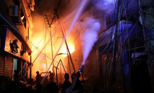 70 killed as massive fire breaks out in chemical warehouses in Bangladesh capital