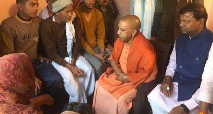 Adityanath meets family of CRPF constable killed in Pulwama attack