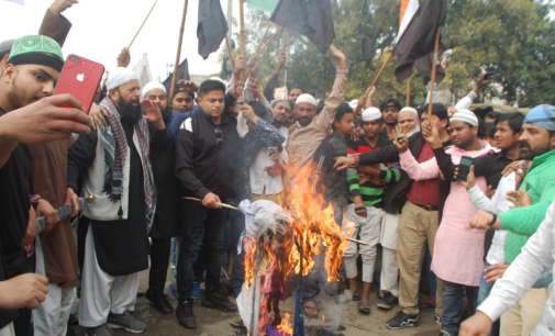 Hindus, Muslims burn effigies of Pakistan and terrorism