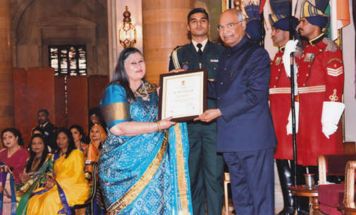 Anshu Khanna conferred Nari Shakti Puraskar