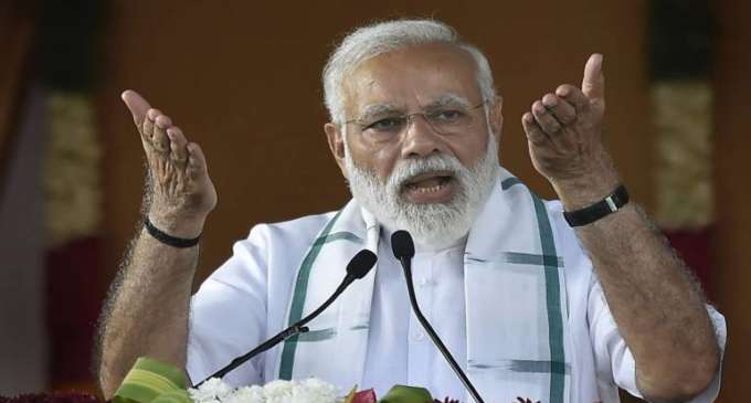 Modi says govt showed courage for surgical strike on land, air and space; compares ‘dumdaar BJP’ to ‘daagdar oppn’