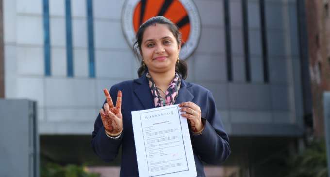 Monsanto offers Rs 1-cr package to LPU student
