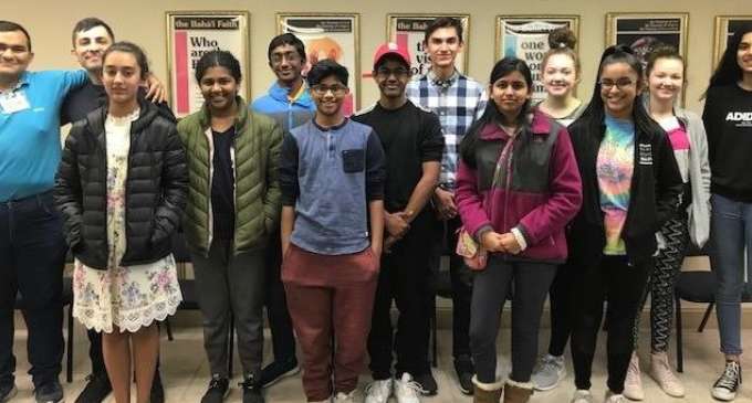 Bal Vihar youth meet Baha’i Group in St Louis